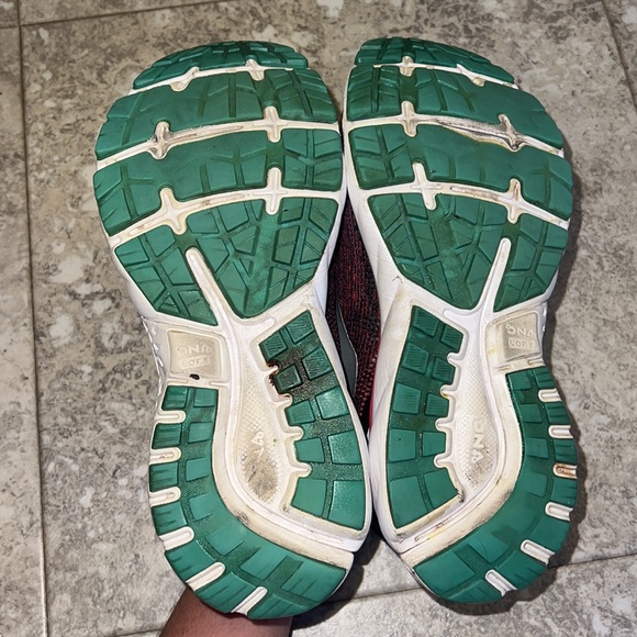 Brooks Ghost 11 women size 8 D 8 wide pink black white green - Picture 7 of 12